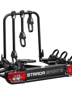 Nosič na tažné zařízení na 3 kola / elektrokola Atera Strada Sport 3 Pro - sklopný / černý Sezónní Sleva