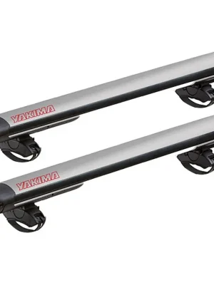 Super Cena Střešní nosič lyží a snowboardů Yakima FatCat 6 - na 6 párů lyží / 4 snowboardy / uzamykací / stříbrný