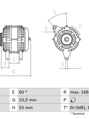 Akce Generátor BOSCH 0986084210