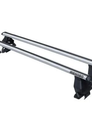 Značkový Střešní nosič / příčníky Menabo Tema - Seat Altea 5-dv (2004-2009) - rovná střecha / aluminium / zamykací