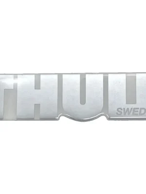 Samolepka poloplastická - logo Thule - stříbrné Ihned K Objednání