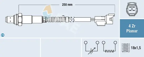 Lambda sonda FAE 77604 Must-Have