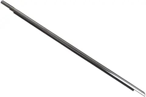 Stírací těsnění skla předních dveří - vnější, pravé, chrom (sametka) DS73-F20563-CB Pouze Dnes