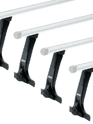 Akce Patky tyčí střešního nosiče Thule 9531 - sada 4ks / černé / velmi vysoké patky / výška 28cm