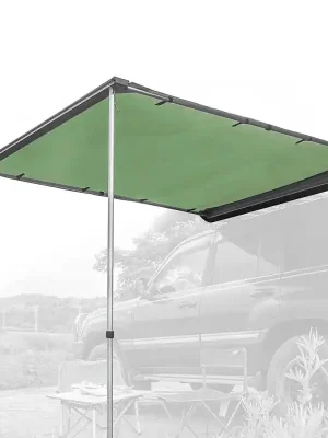 Markýza výsuvná na karavan / obytné auto / dodávku / osobní auto 200x250cm - zelená Dokud Zásoby Vydrží