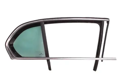 Vysoce Kvalitní Sklo boční s těsněním pravé tm.zelené sedan (chrom lišta) 3T5845210AN