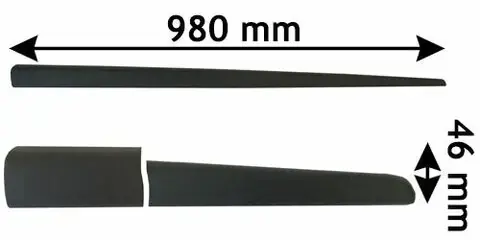 Ozdobná lišta přední levá L 3dv orig. Must-Have