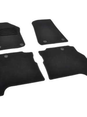 Bezpečná Platba Autokoberce textilní přesné černé / černé obšití - Jeep Gladiator (Typ JT) (2019-2023) 5-sedadel