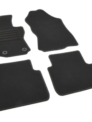 Autentický Autokoberce textilní přesné černé / černé obšití - Subaru Forester VI (Typ SL) (2024-) 5-sedadel