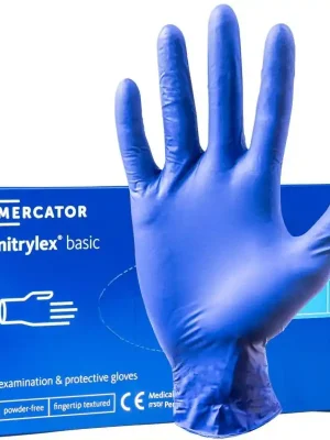 Rukavice pracovní nitrilové Nitrylex Basic - sada 100ks / velikost S Akční Nabídka
