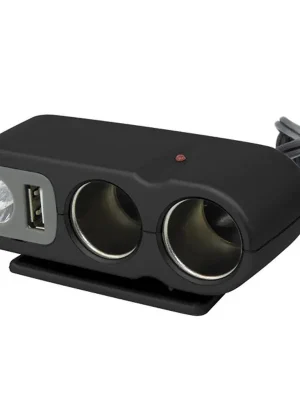 Rozdvojka / USB / lampička / prodlužovací kabel do zásuvky zapalovače / 12V / 5A / délka 0.9m Nakupujte Hned