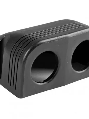 Levný Kaplička / montážní designový povrchový držák - 2x otvor průměr 30mm