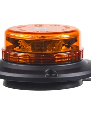 Dokud Zásoby Vydrží Maják LED diodový - oranžový / 12-24V / 12x 3W LED / magnetické uchycení / ECE R65 R10