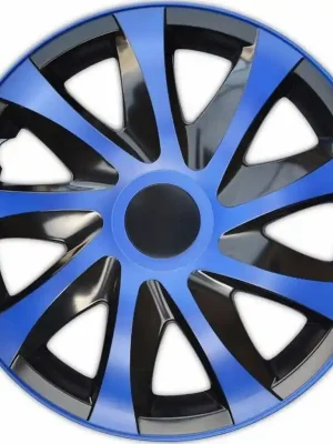 Víkendová Akce Ozdobné kryty kol / poklice 16 palců - Draco CS Black Blue - sada 4ks