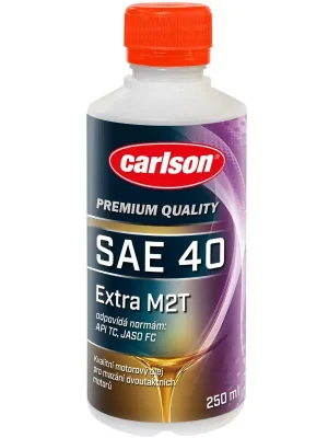 Minerální motorový olej pro dvoutaktní motory Carlson SAE 40 Extra M2T 250ml Oblíbený