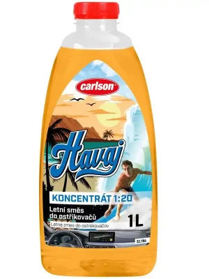 Rychlé Dodání Letní směs do ostřikovačů Carlson Crazy Edition 1l / 20l - koncentrát 1:20 pro další ředění - parfém Havaj