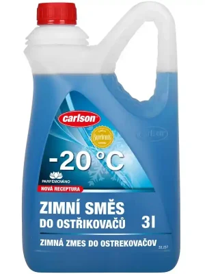 Bezpečná Platba Zimní směs do ostřikovačů -20°C Carlson 3l