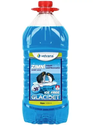 Akce Zimní směs do ostřikovačů Glacidet Ice Free -30°C - 3l PET láhev