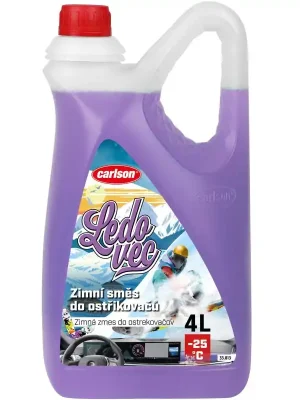 Zimní směs do ostřikovačů -25°C Carlson Crazy Edition - v chytrém kanystru 4l / parfém Ledovec Horká Nabídka