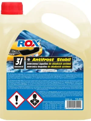 Chladící kapalina Rox Antifrost Stabil 3l - koncentrát pro další ředění Cenově Výhodný