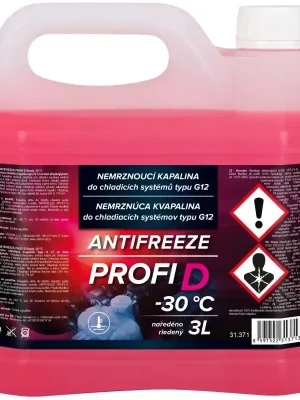 Chladící kapalina Antifreeze Profi D - 3l Readymix -30°C Nejlepší Cena