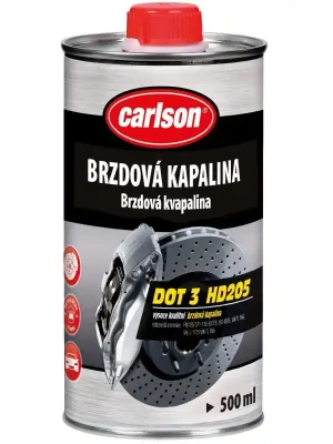 Brzdová kapalina HD205 DOT3 Carlson 500ml Zlevněný