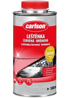 Nakupujte Hned Leštěnka na lak karosérie s barevným pigmentem Carlson - červená krémová 500ml