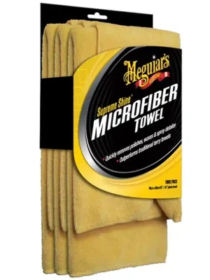 Sezónní Sleva Meguiars Supreme Shine Microfiber Towel 3-pack - Mikrovláknové utěrky 3ks