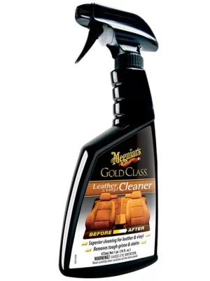 Meguiars Gold Class Leather and Vinyl Cleaner - Čistič kůže a vinylu 473ml Omezená Nabídka