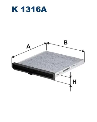 Expresní Doručení Filtr, vzduch v interiéru FILTRON K1316A