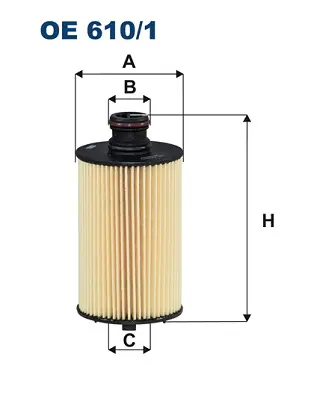 Vysoce Kvalitní Olejový filtr FILTRON OE6101