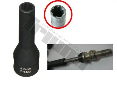 Top Prodej Hlavice Hlavice OE 2,4 mm, 1/4" k odtržení elektrody žhaviče M8 - 2,4 mm