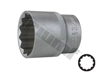 Nástrčný nástavec 1/2", 12hranný - 32 mm Expresní Doručení