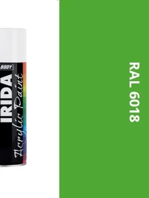 HB BODY irida RAL 6018 zelenožlutá barva ve spreji 400ML Sezónní Sleva