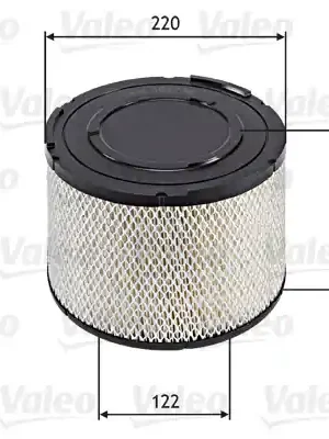 Vzduchový filtr VALEO 585744 Přímo Od Výrobce