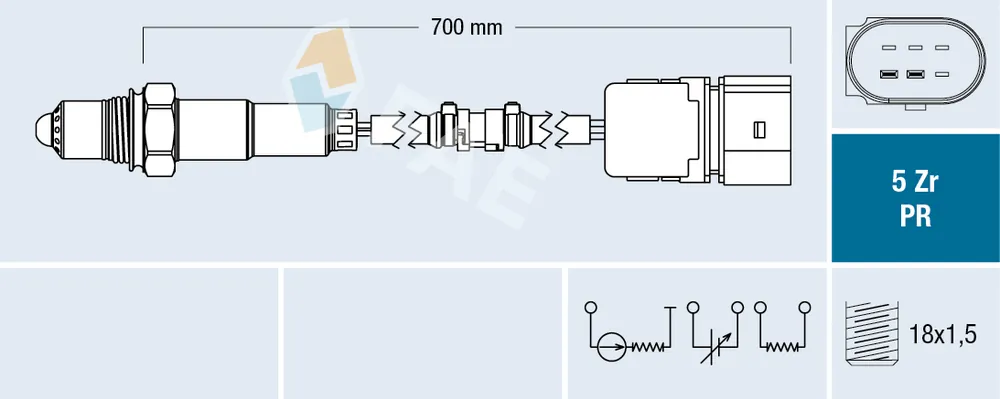 Lambda sonda FAE 75037 Oblíbený