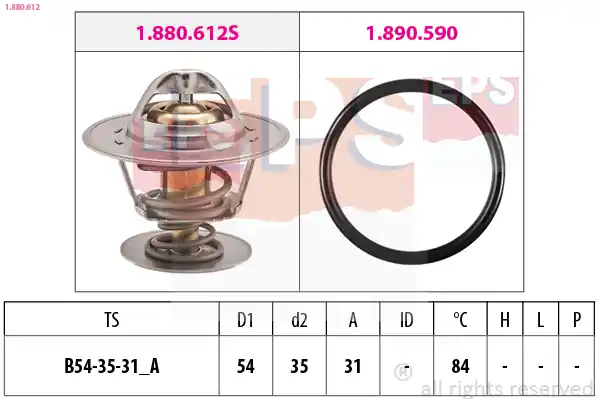 Termostat, chladivo EPS 1880612 Cenová Bomba
