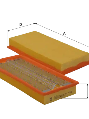 Vzduchový filtr FIL FILTER HP2063 Sezónní Sleva