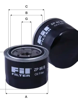 Olejový filtr FIL FILTER ZP86B Nejprodávanější