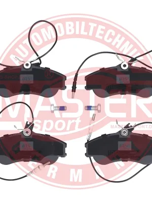 Ověřený Sada brzdových destiček, kotoučová brzda MASTER-SPORT 13046028292NSETMS