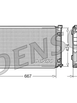 Chladič, chlazení motoru DENSO DRM02039 Koupit Online