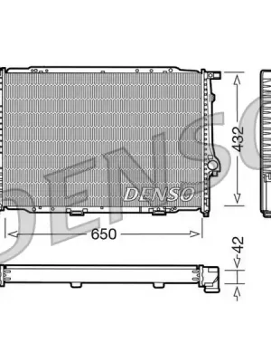 Chladič, chlazení motoru DENSO DRM05057 Objednat Nyní