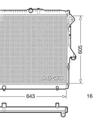 Akční Nabídka Chladič, chlazení motoru DENSO DRM10118