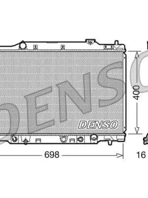 Cenová Bomba Chladič, chlazení motoru DENSO DRM40016