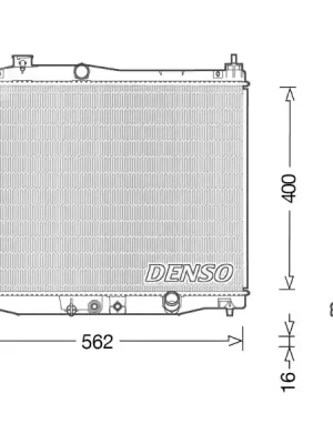 Chladič, chlazení motoru DENSO DRM40046 Super Cena