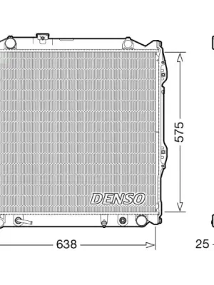 Akční Nabídka Chladič, chlazení motoru DENSO DRM50138
