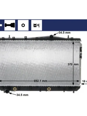 Ihned K Objednání Chladič, chlazení motoru MAHLE CR 1311 000S