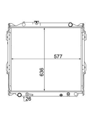 Chladič, chlazení motoru MAHLE CR 1528 000S Top Prodej