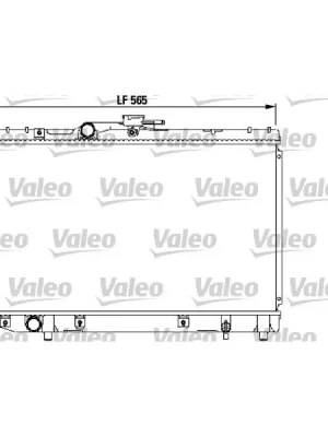 Originální Chladič, chlazení motoru VALEO 732543