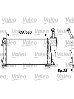 Chladič, chlazení motoru VALEO 734362 Koupit Online